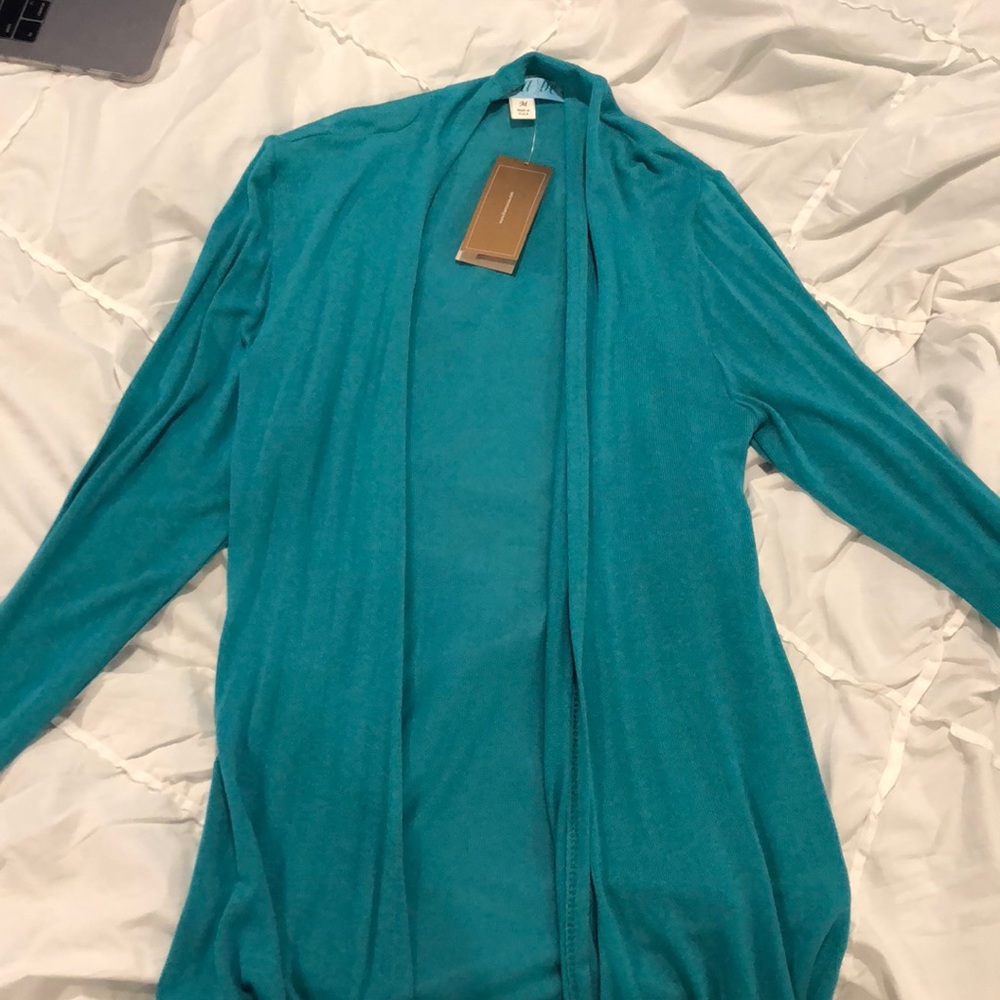 Dina Be Teal Cardigan